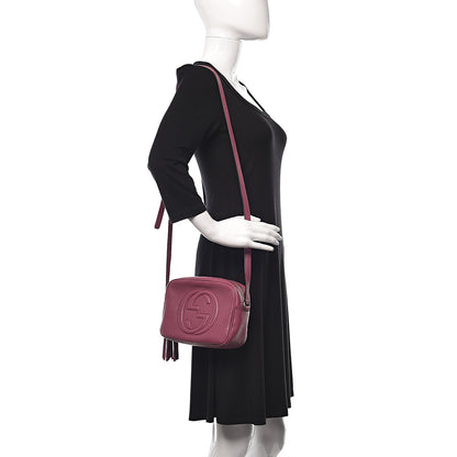 Gucci Cellarius Calfskin Small Soho Disco Bag Bright Bouganville 2 of 15
