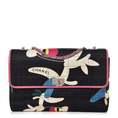 Chanel Canvas Chocolate Bar Quilted Flap Multicolor 1 of 13