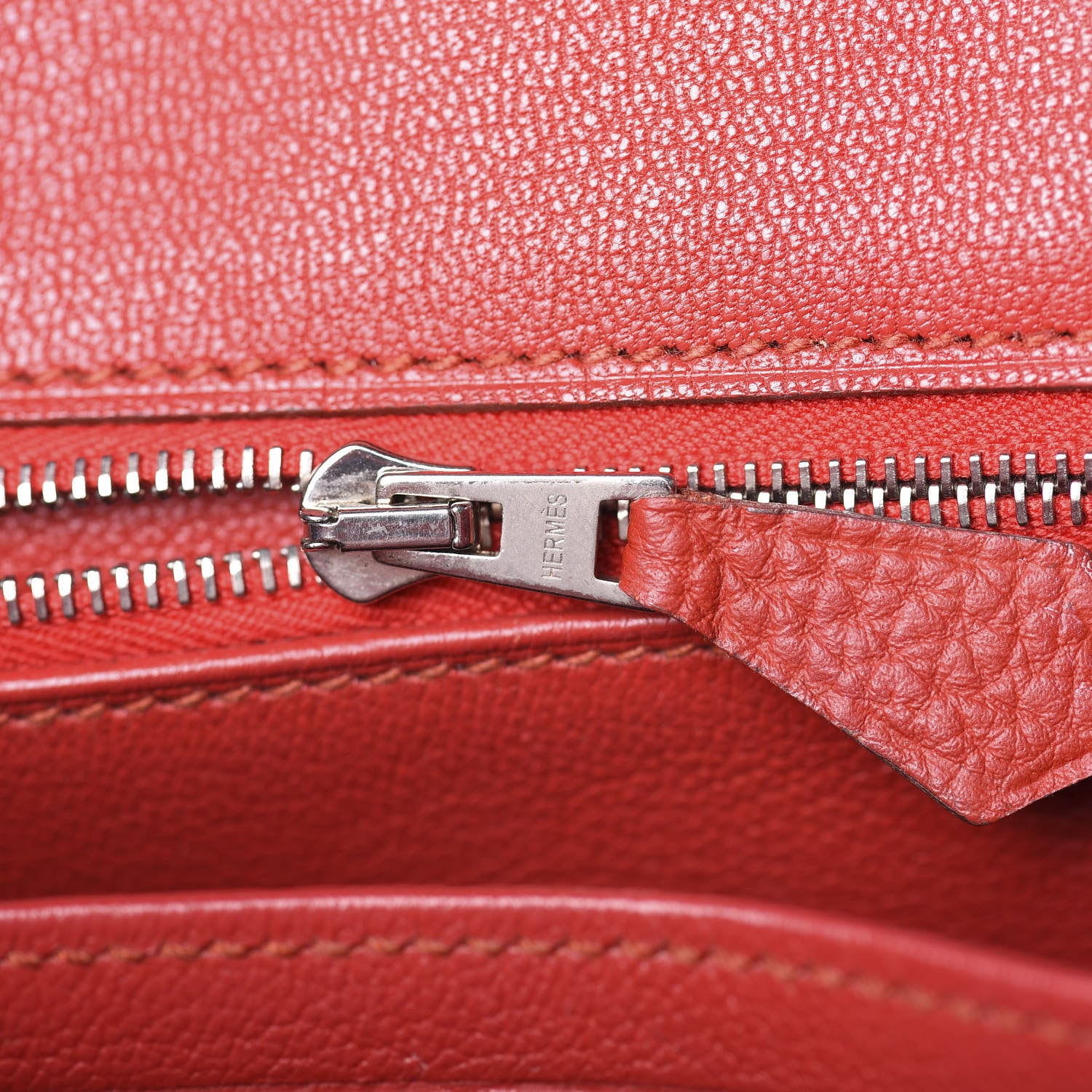 Hermes Togo Birkin 25 Rouge Garance 16 of 37