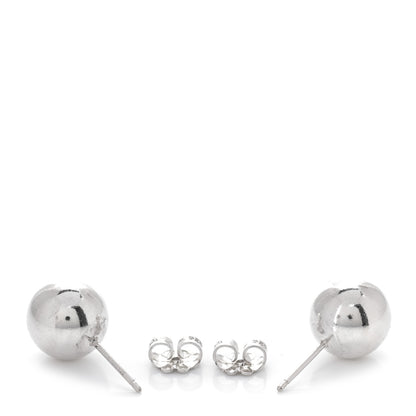 Tiffany Sterling Silver 10mm HardWear Ball Earrings 3 of 5
