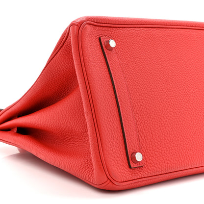 Hermes Togo Birkin 35 Rouge Casaque 10 of 16