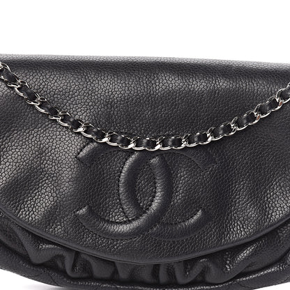 Chanel Caviar Half Moon Wallet On Chain WOC Black 11 of 11