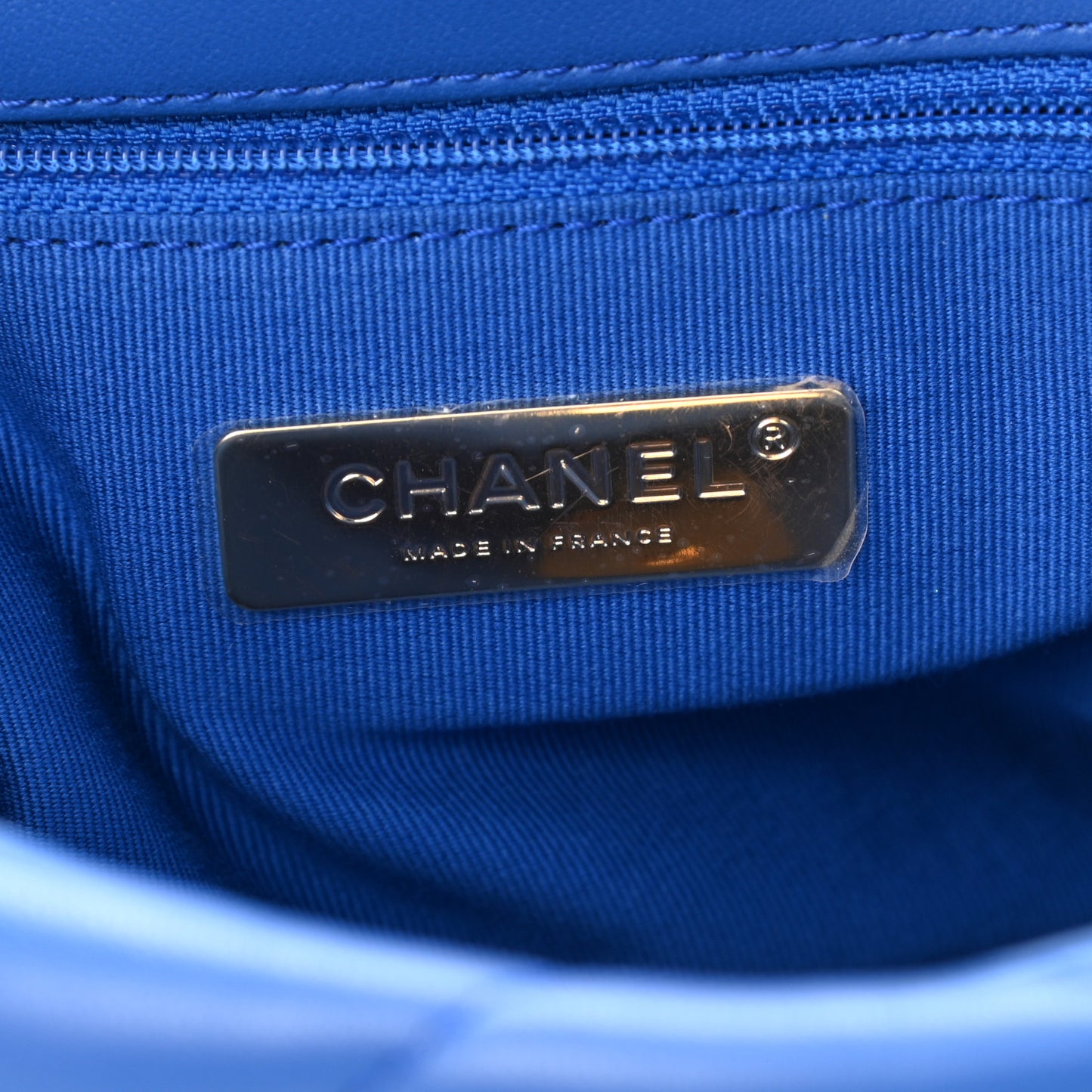 Lambskin Quilted Medium Chanel 19 Flap Blue
