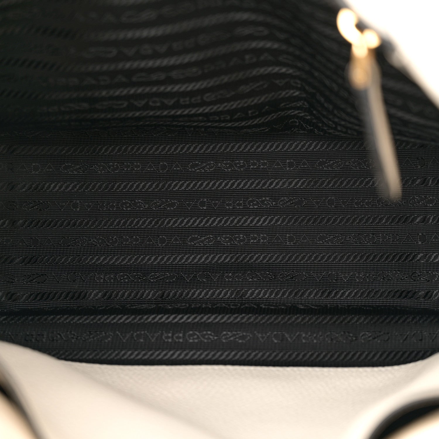 Prada Vitello Daino Soft Hobo Messenger Bag White 5 of 11