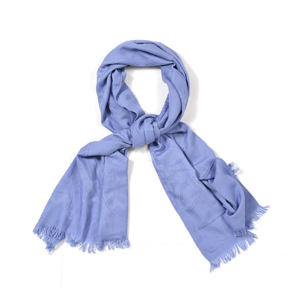 Hermes Cashmere Silk New Libris Stole Lavande 1 of 2
