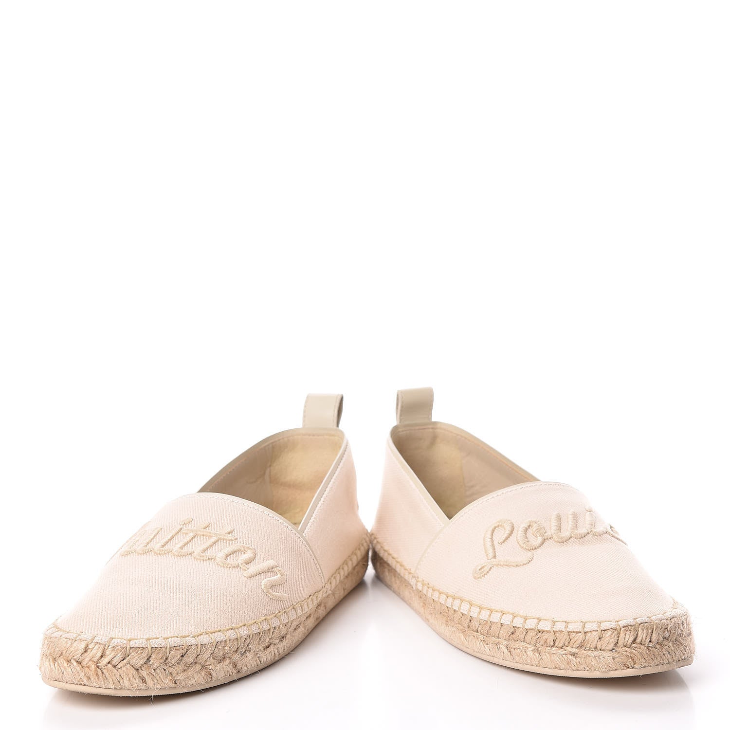 Louis Vuitton Canvas Waterfall Espadrille Flats 36 Ecru 6 of 14