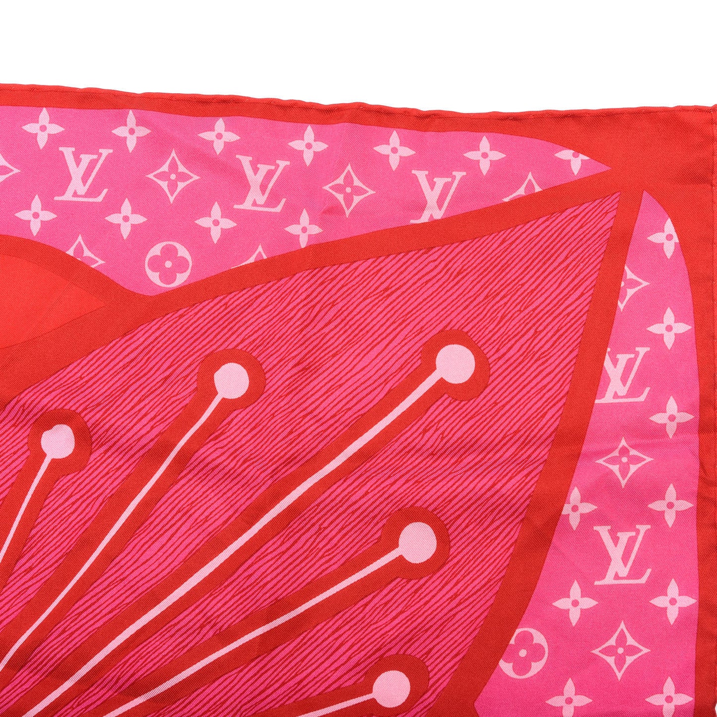 Silk Square Scarf Pink