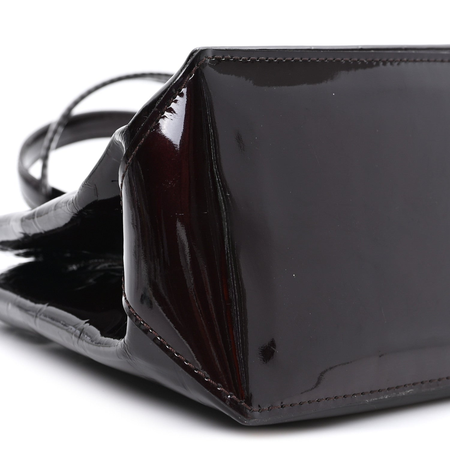 Louis Vuitton Vernis Wilshire PM Amarante 8 of 9