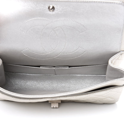 Chanel Metallic Aged Calfskin 2.55 Reissue 225 Flap Silver 5 of 16