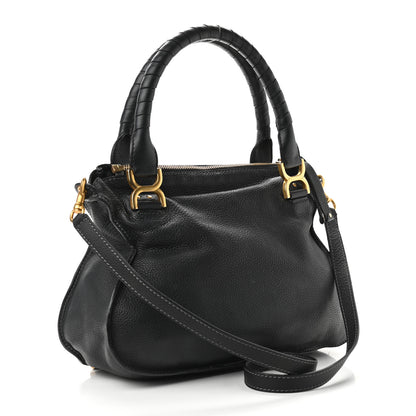 Chloe Calfskin Medium Marcie Satchel Black 3 of 11