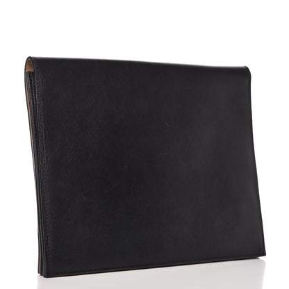 Celine Smooth Lambskin iPad Folio Clutch Black 3 of 15