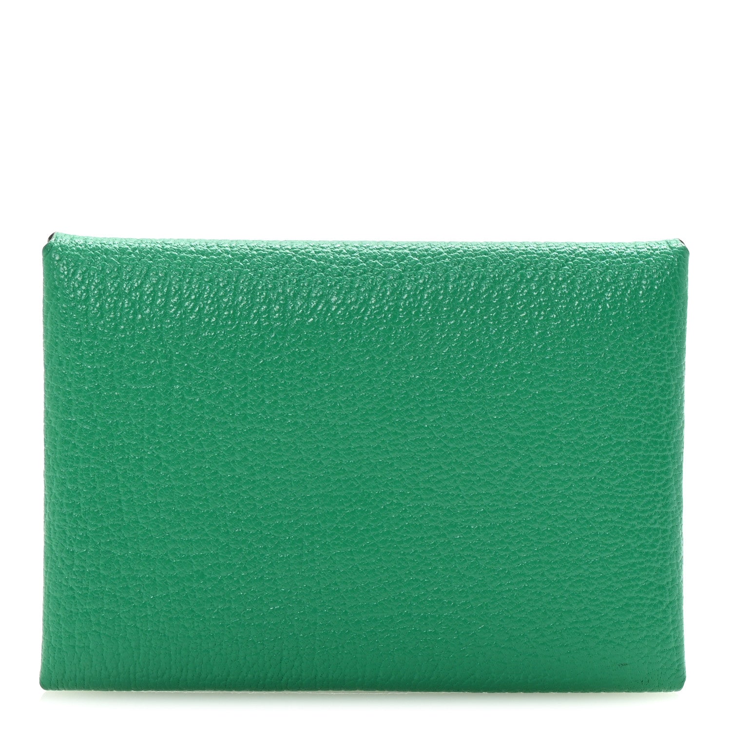 Hermes Chevre Mysore Verso Calvi Duo Card Case Menthe Vert Bosphore 1 of 8