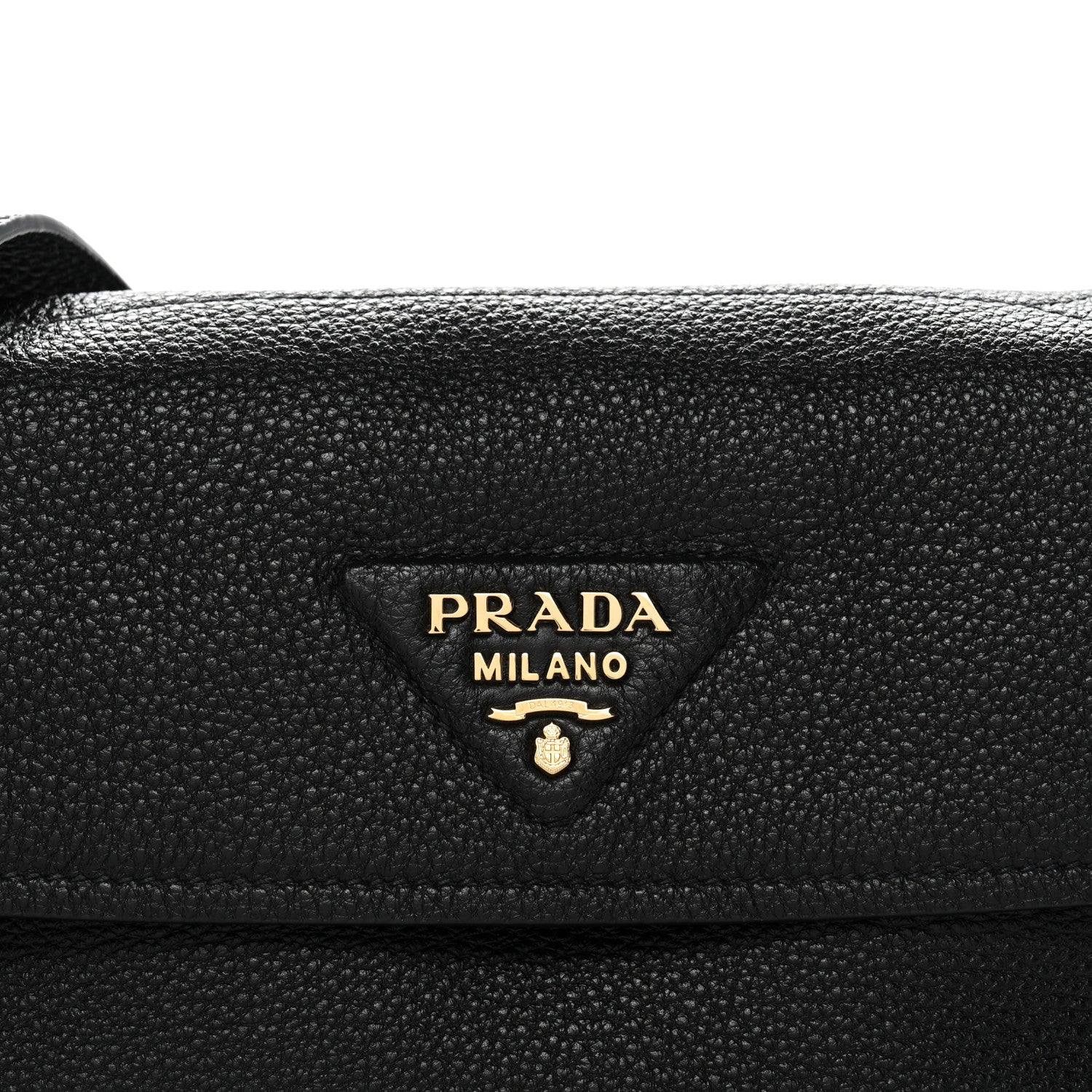 Prada Vitello Daino Soft Flap Shoulder Bag Black 1864906 Prada Vitello Daino Soft Flap Shoulder Bag Black 1864906