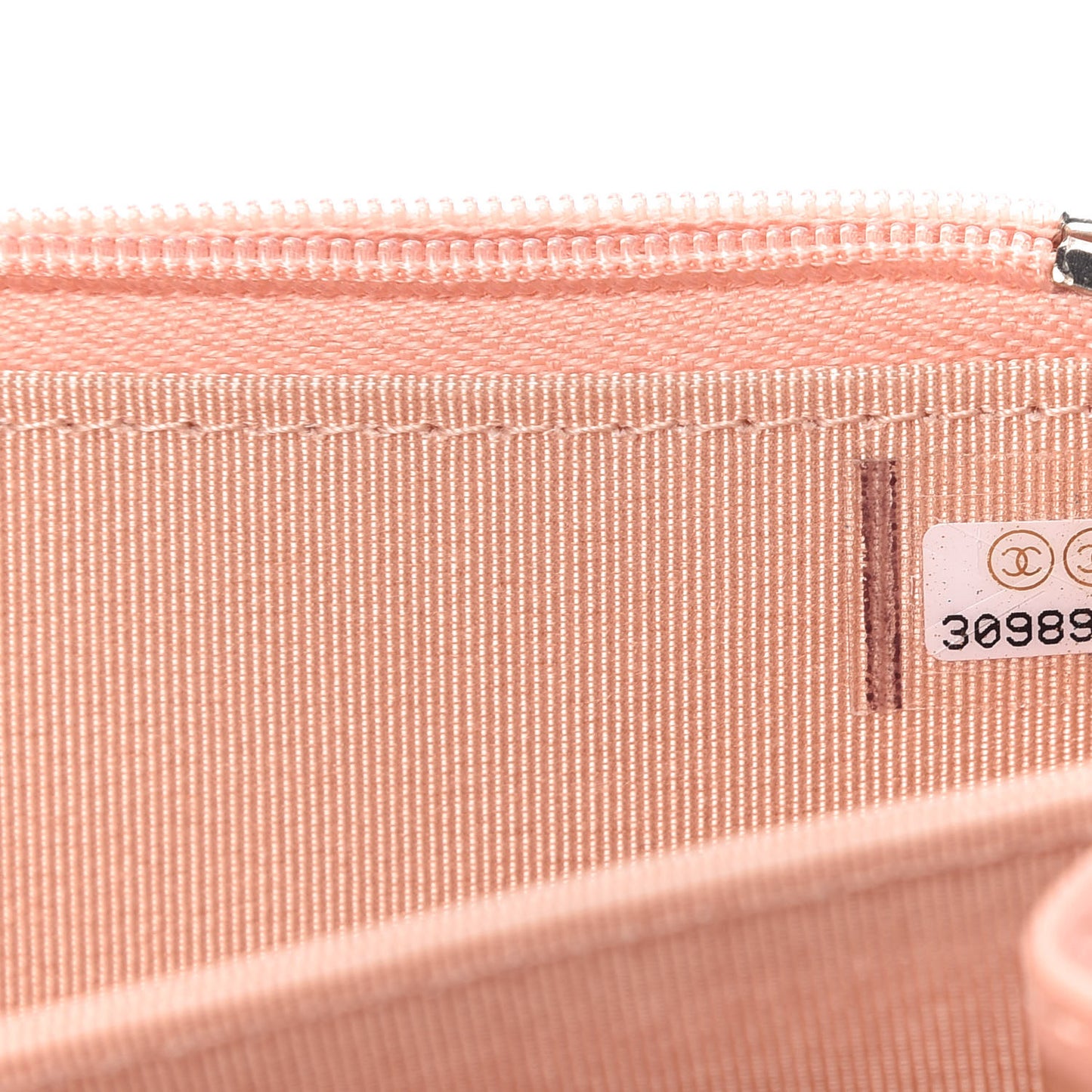 Lambskin Quilted Mini Wallet On Chain WOC Light Pink