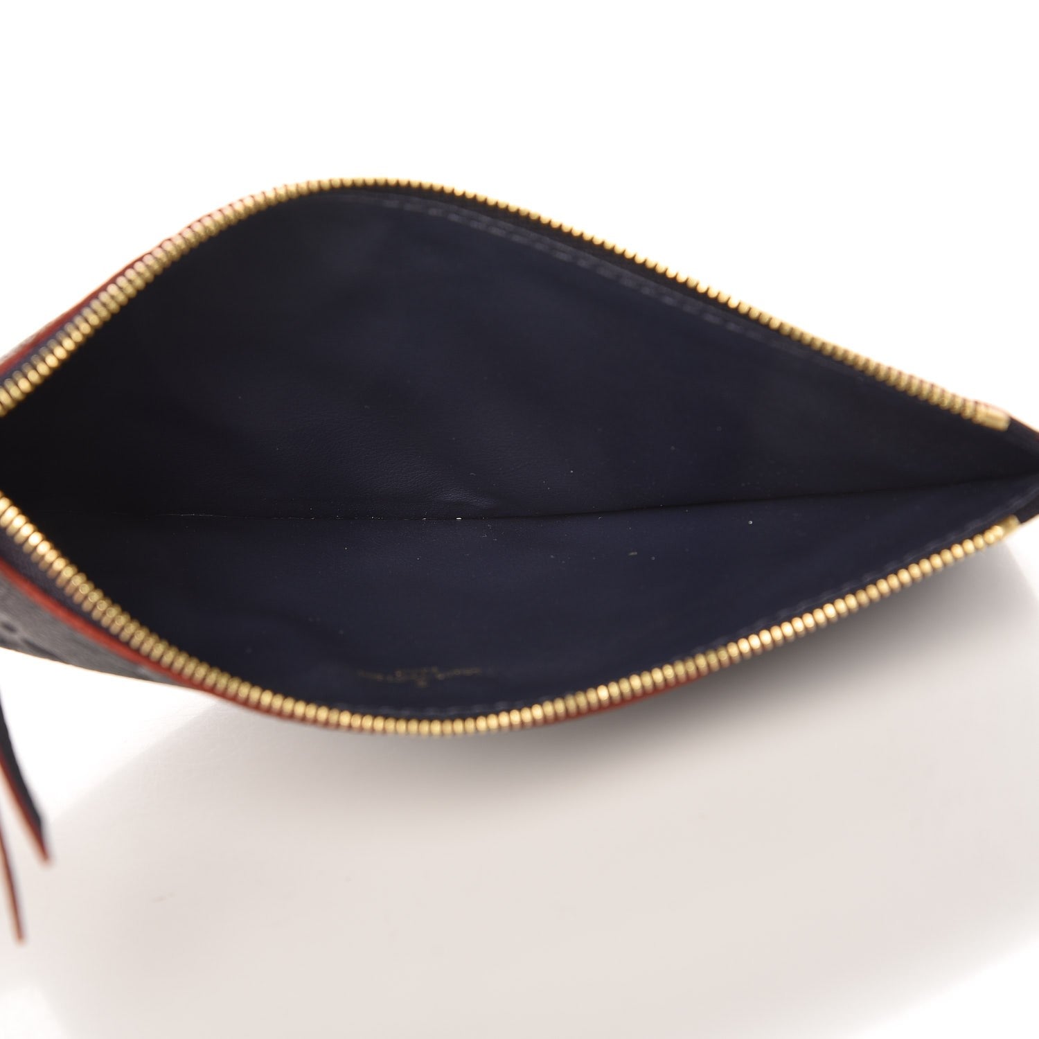 Louis Vuitton Empreinte Felicie Chain Wallet Zippered Insert Marine Rouge 5 of 6