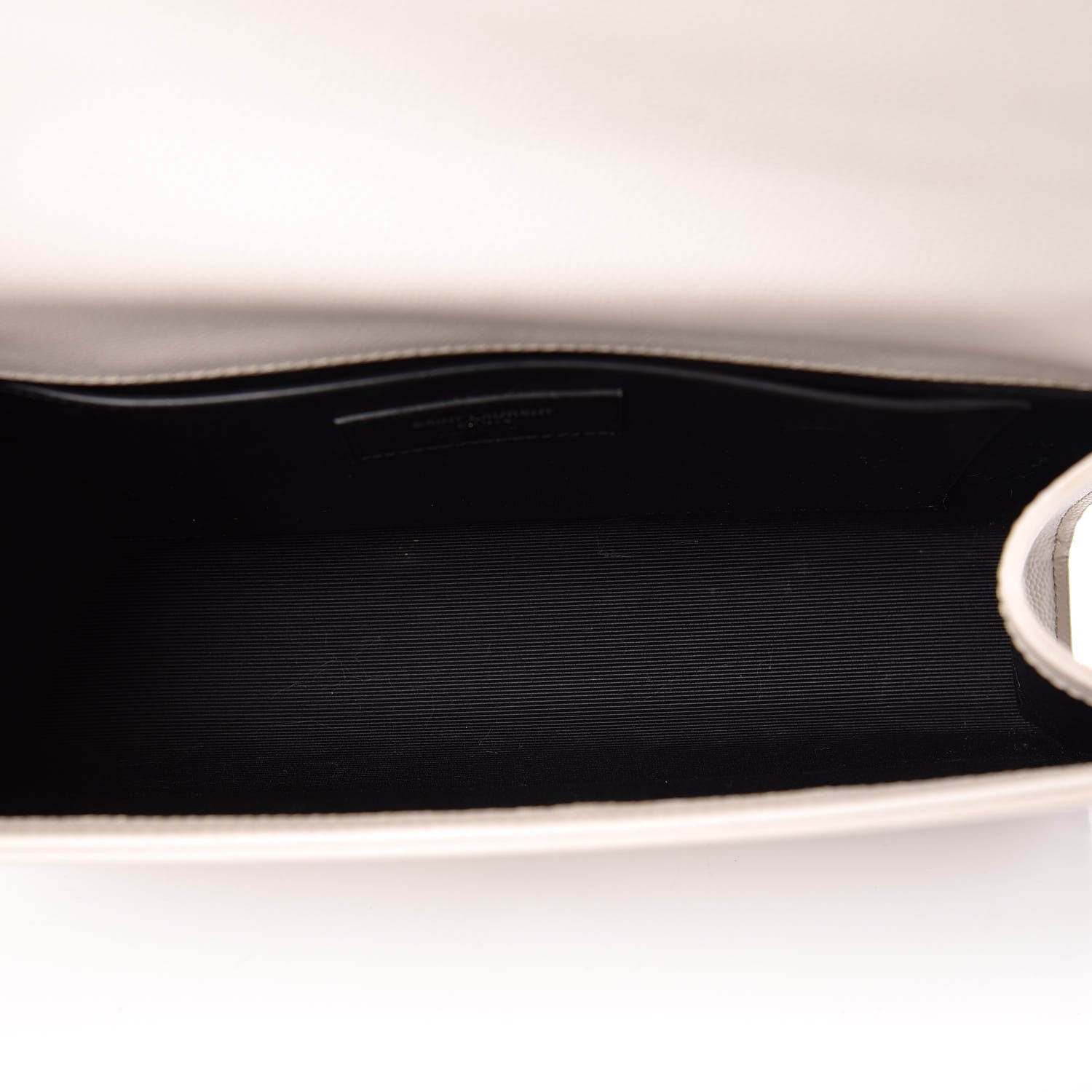 Saint Laurent Grain De Poudre Medium Classic Monogram Kate Satchel Icy White 7 of 11