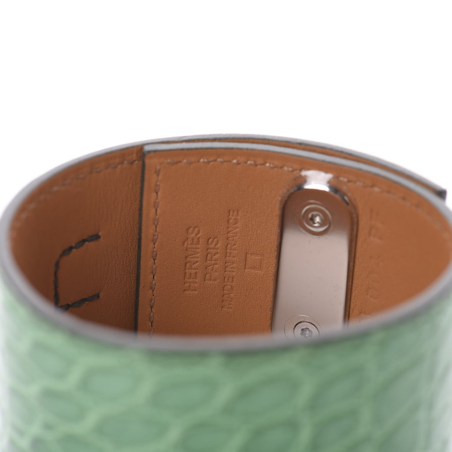 Matte Alligator Epsom Intense Bracelet S Cactus Vert Anglais