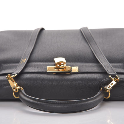 Hermes Togo Kelly Retourne 32 Black 32 of 38