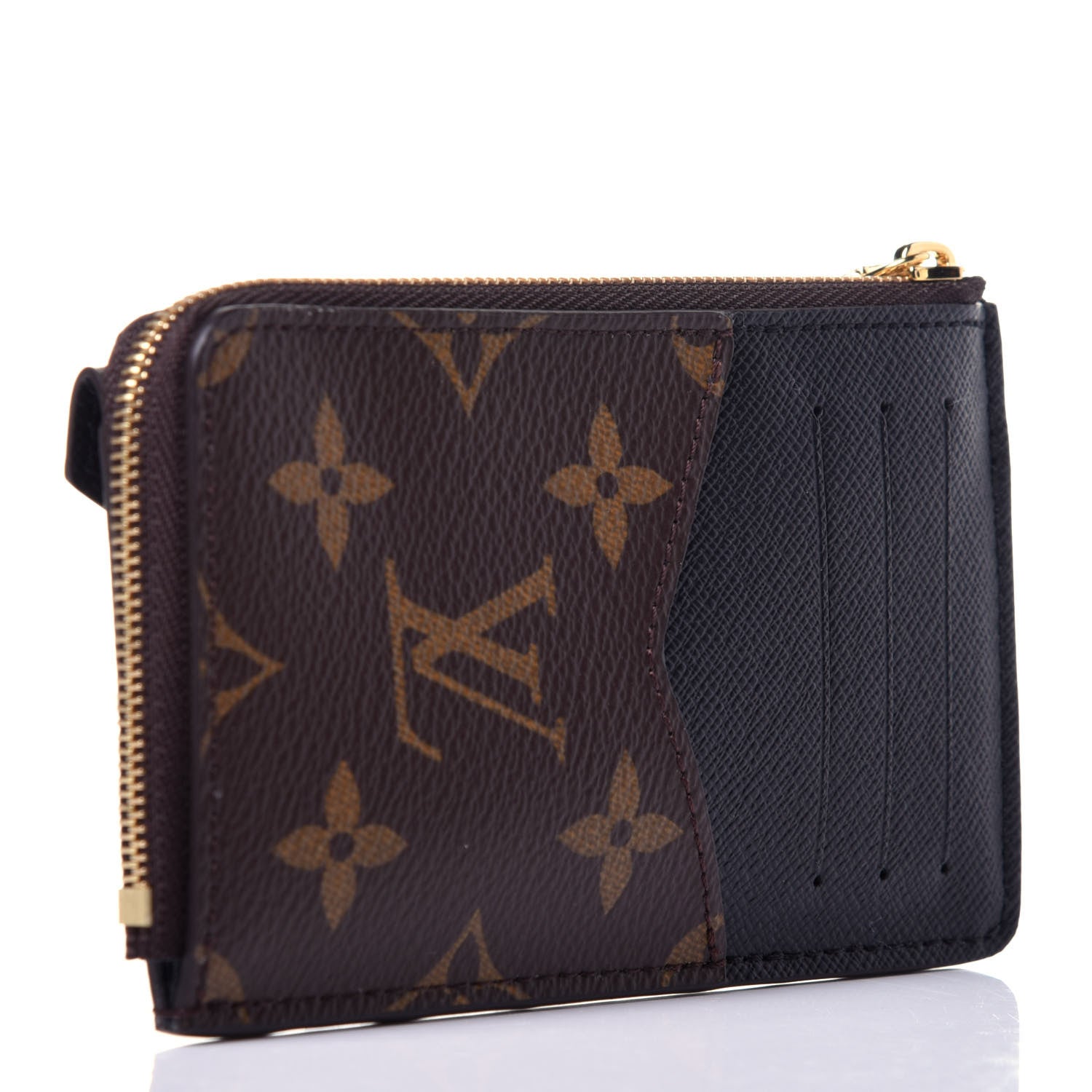 Louis Vuitton Monogram Recto Verso Card Holder Black 3 of 10