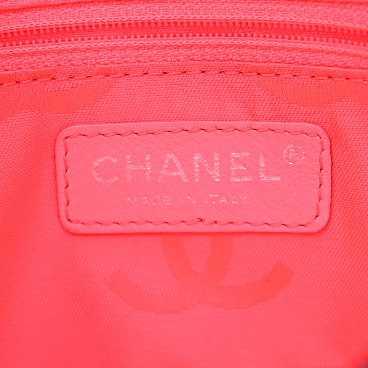 Chanel Calfskin Quilted Cambon Pochette Black White 6 of 11