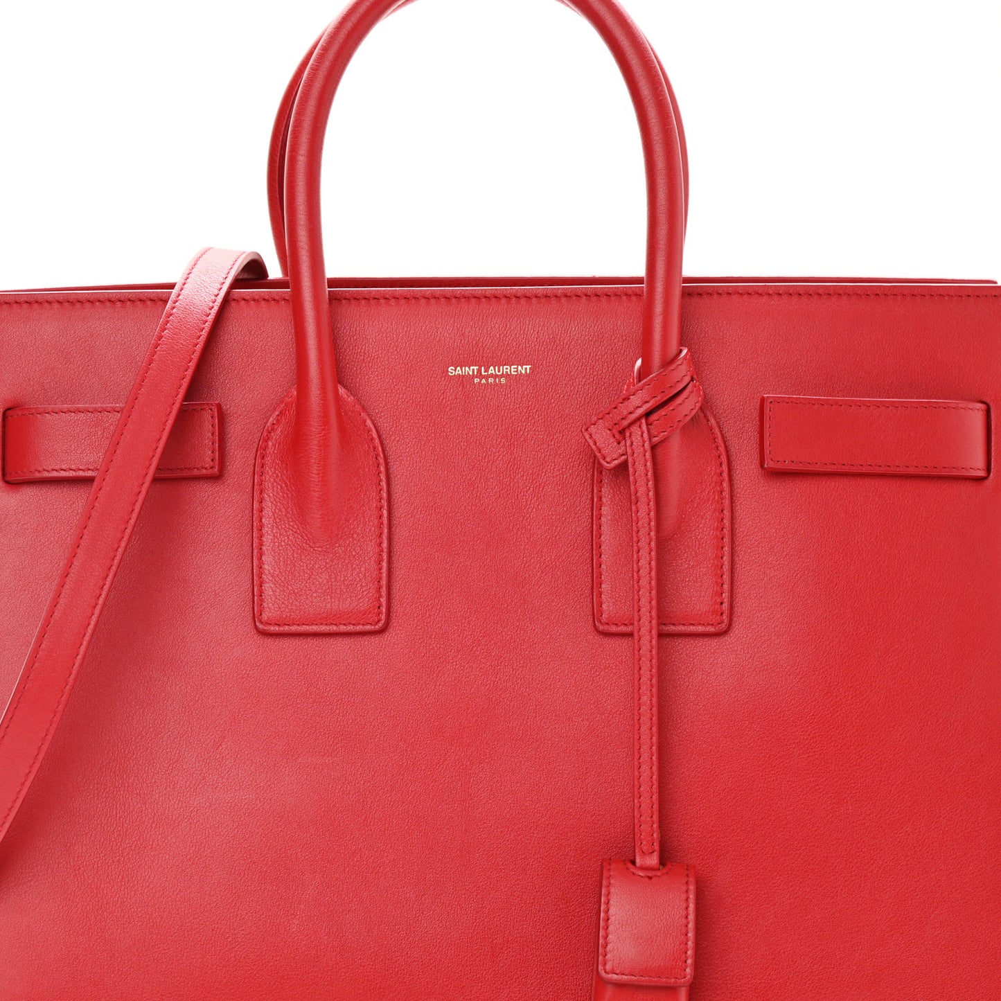 Calfskin Small Sac De Jour Vermillion