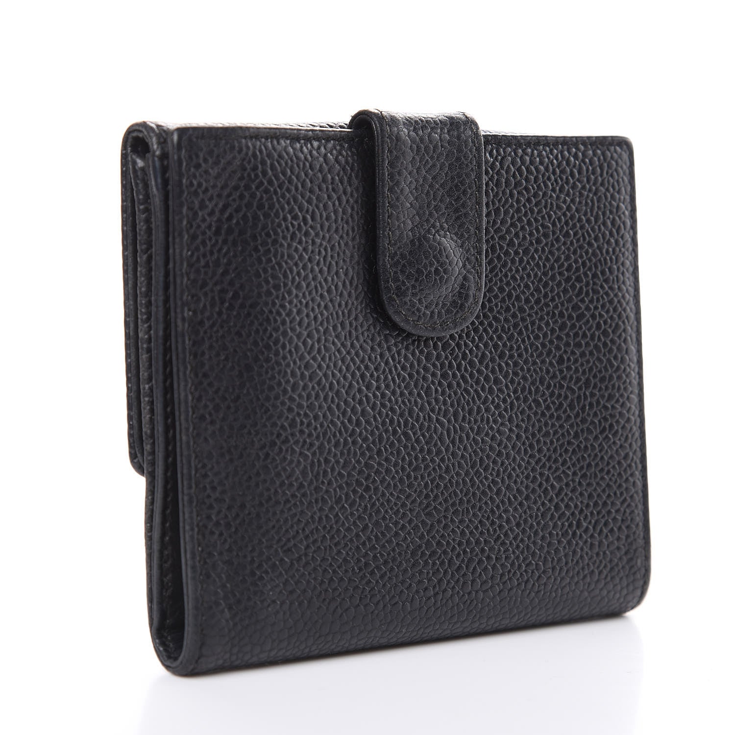 Chanel Caviar Timeless CC Compact Wallet Black 3 of 15