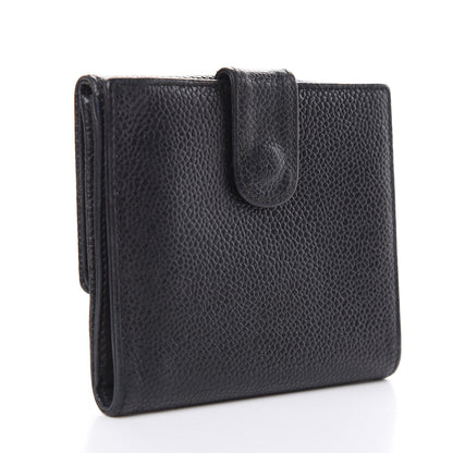 Chanel Caviar Timeless CC Compact Wallet Black 3 of 15