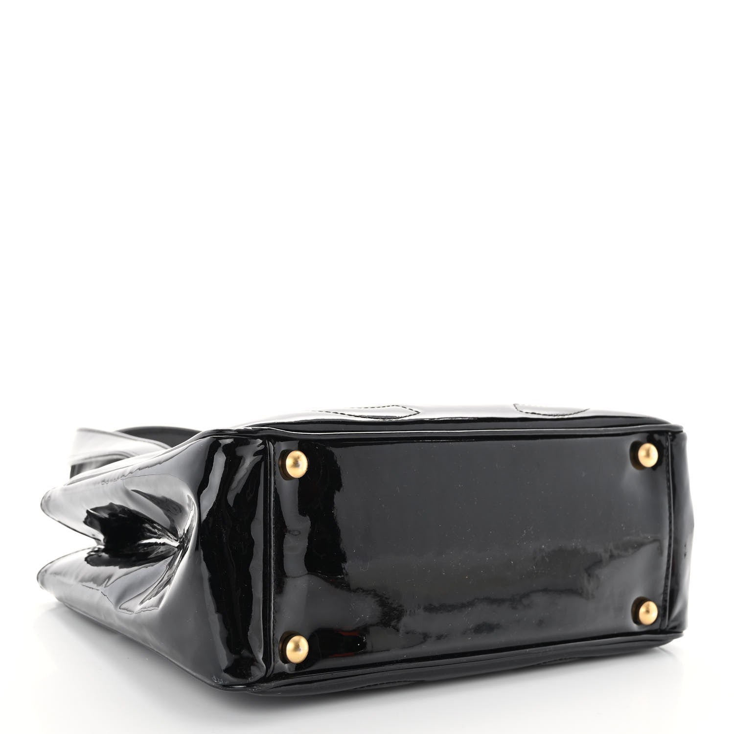 Chanel Patent CC Mini Tote Black 4 of 11