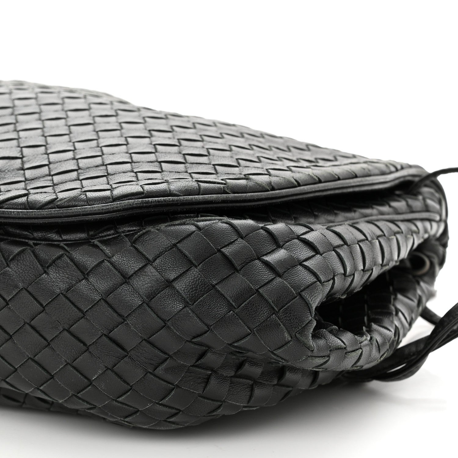Bottega Veneta Nappa Intrecciato Messenger Bag Black 9 of 10