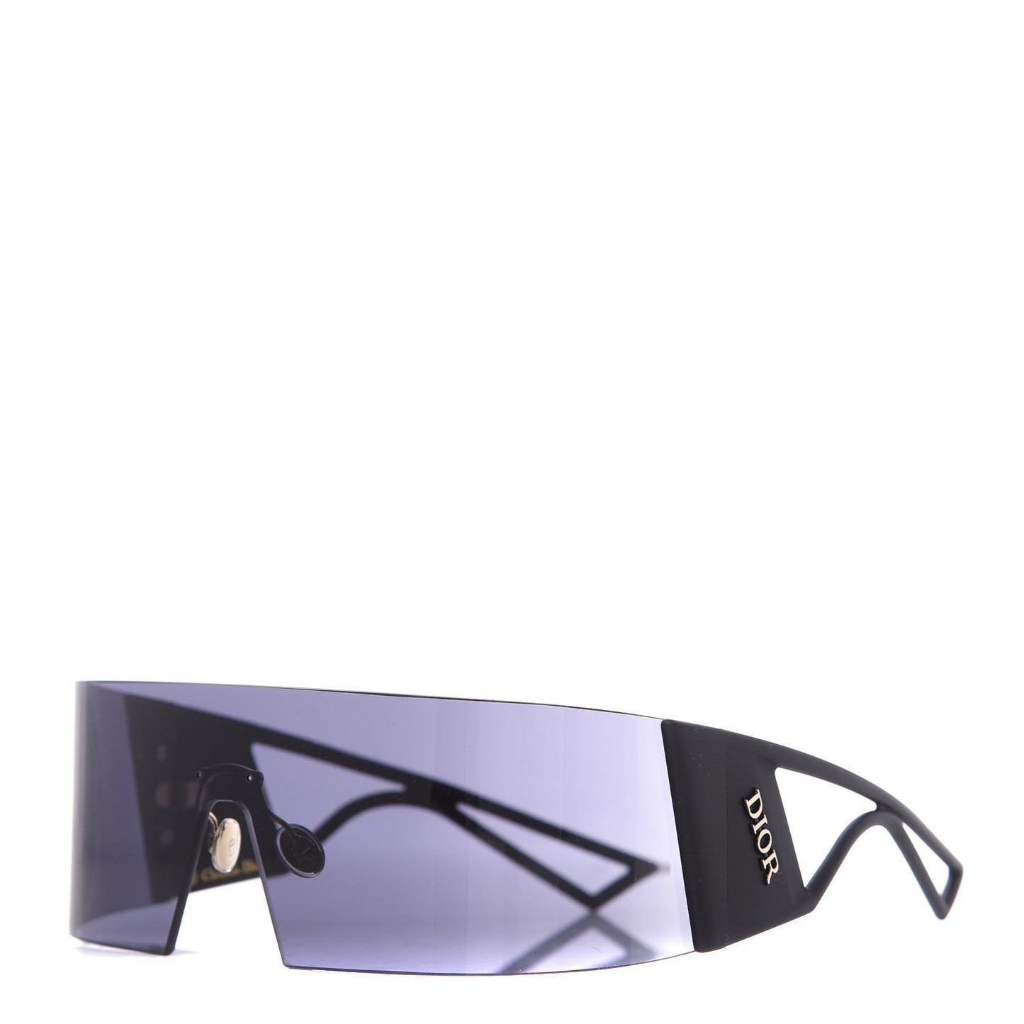 Acetate Mirrored KaleiDiorscopic Sunglasses Black