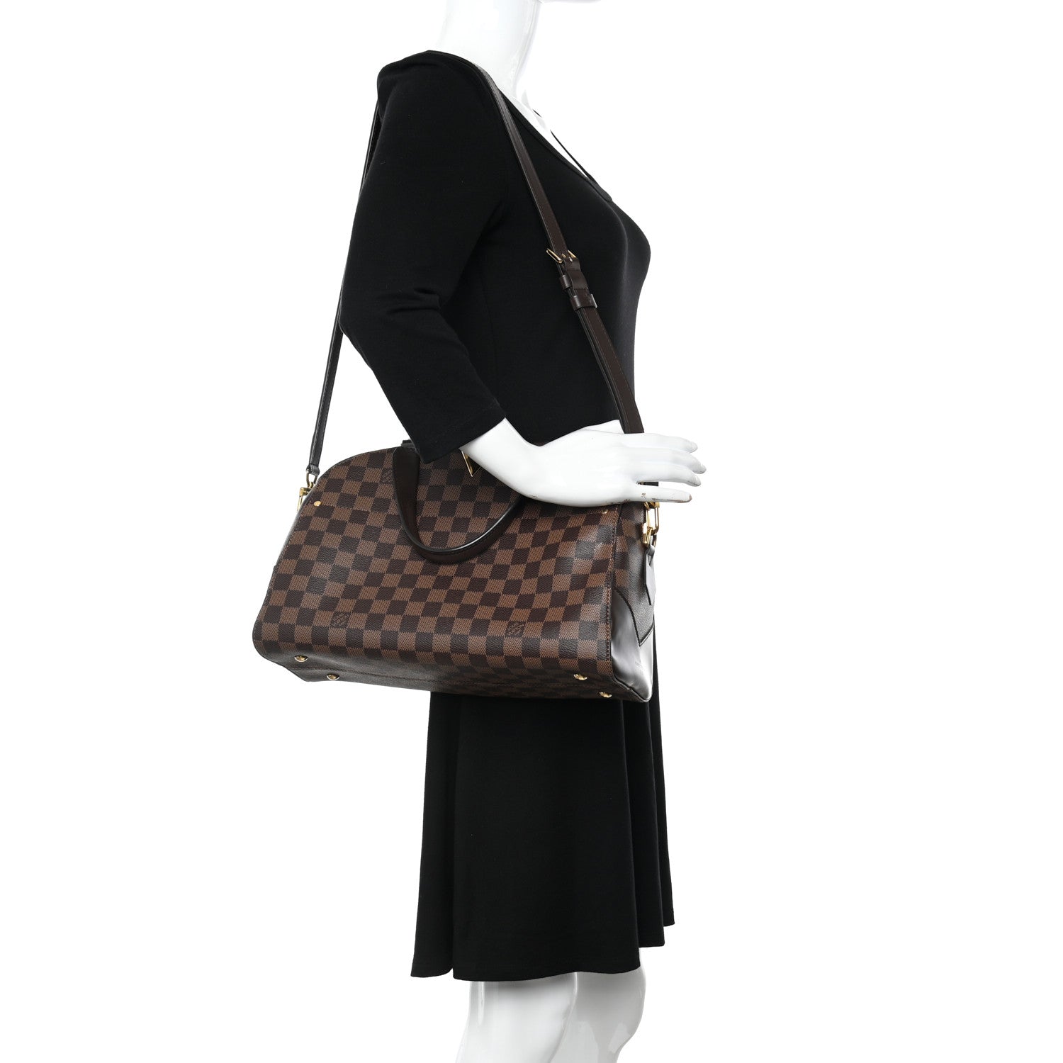 Louis Vuitton Damier Ebene Kensington Bowling Bag 2 of 9