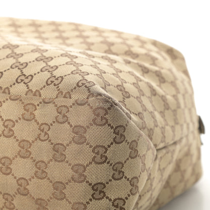 Gucci Monogram Large Horsebit Chain Hobo Off White 10 of 15