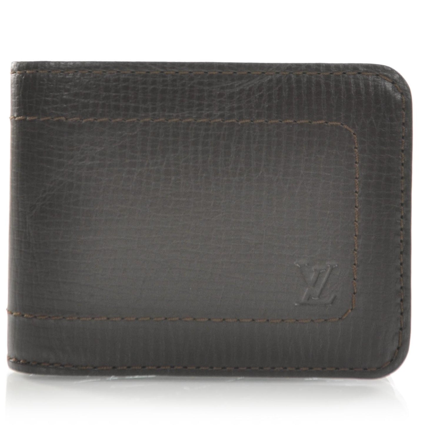 Utah Leather 6 Cards and Bill Holder Wallet Coffee