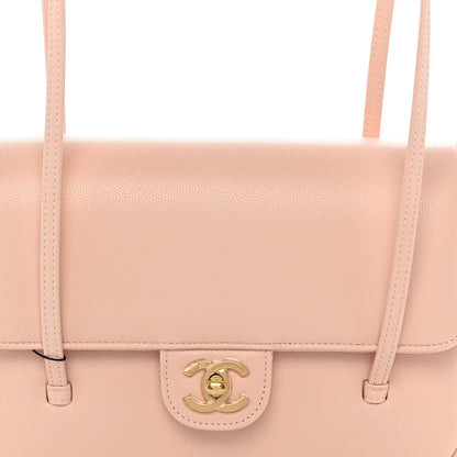 Chanel Shiny Caviar Preppy Coco Small Flap Light Pink 8 of 11