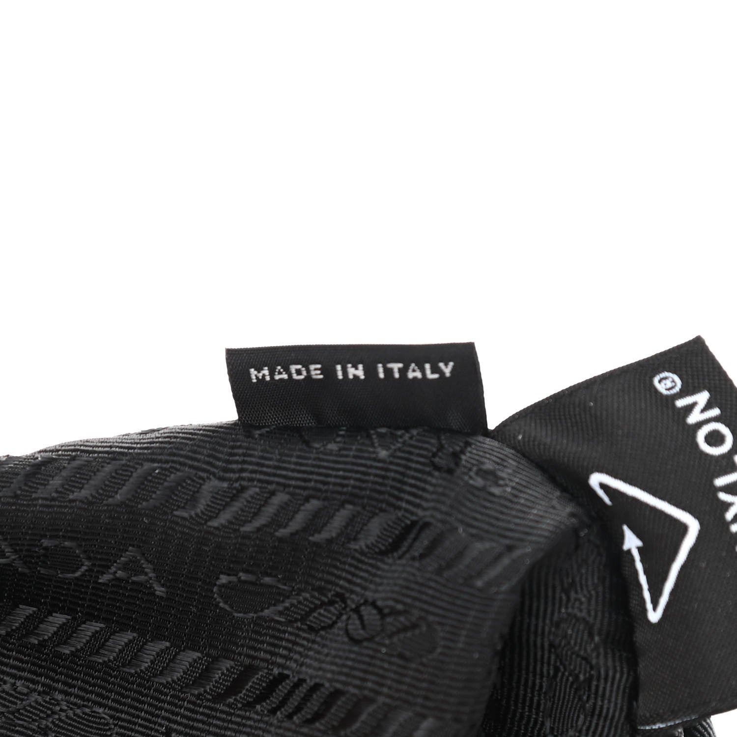 Prada Tessuto Nylon Saffiano Mini Re-Edition 2005 Bag Black 7 of 14