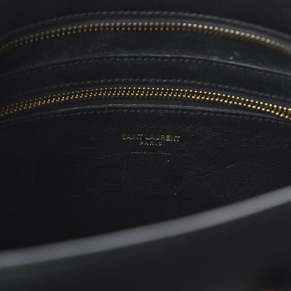 Saint Laurent Smooth Calfskin Small Monogram Cabas Black 7 of 8