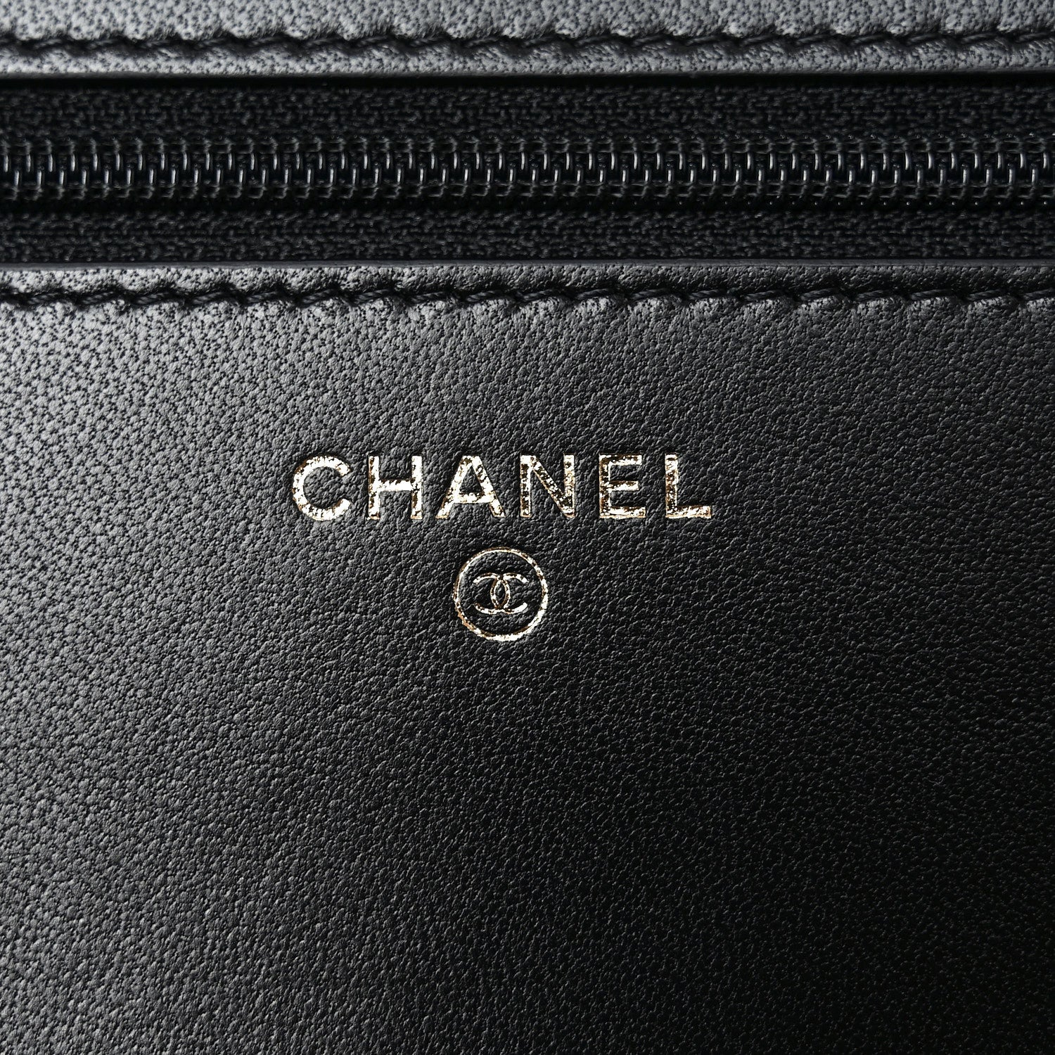 Chanel Lambskin Quilted All About Chanel Charm Wallet On Chain WOC Black 6 of 11