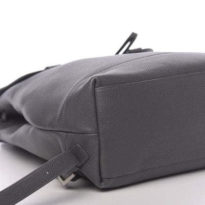 Saint Laurent Grained Calfskin Sac De Jour Backpack Storm 7 of 8