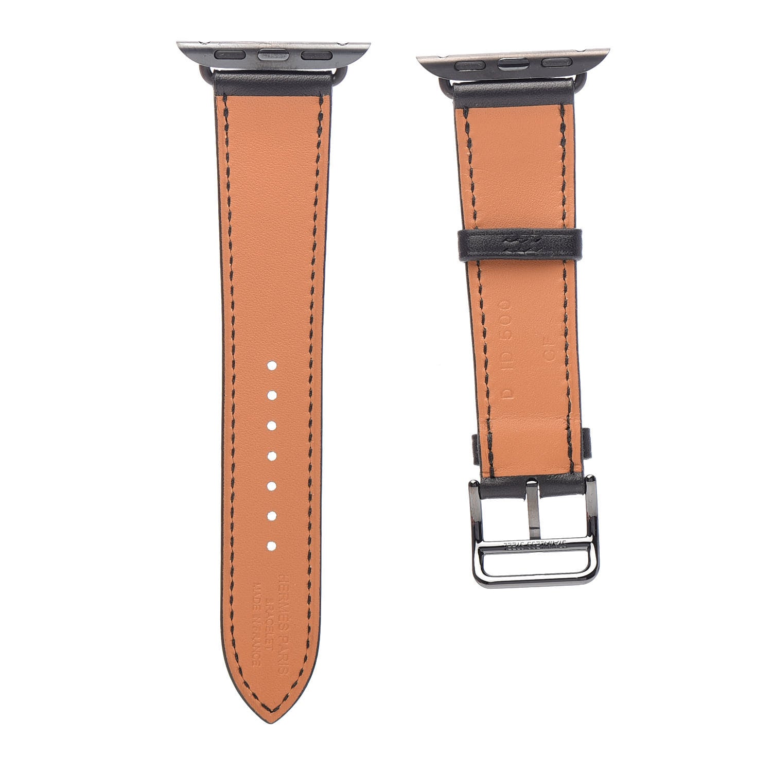 Hermes Swift Apple Watch Strap Black 2 of 5