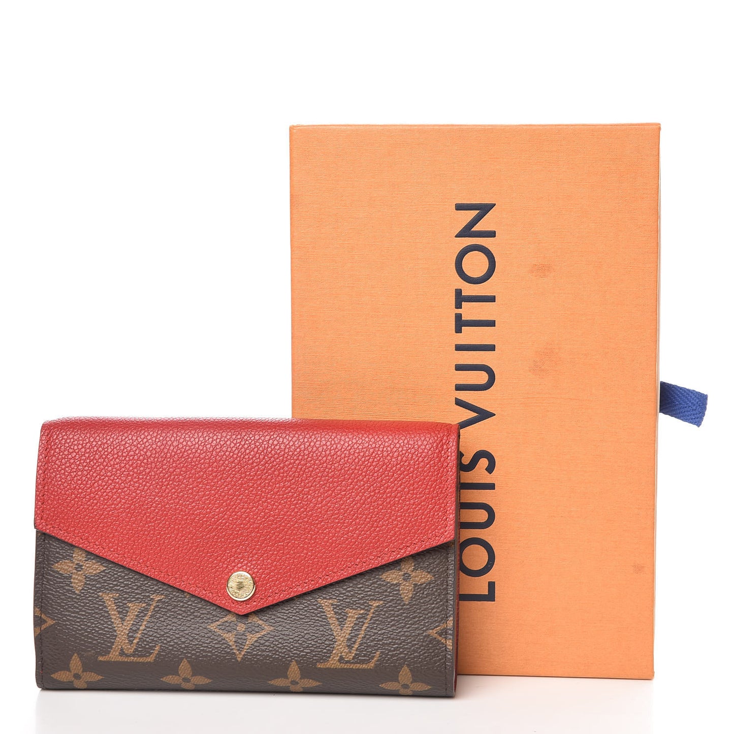 Monogram Pallas Compact Wallet Cherry