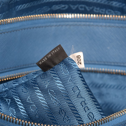 Prada Saffiano Large Galleria Double Zip Tote Cobalto 10 of 33