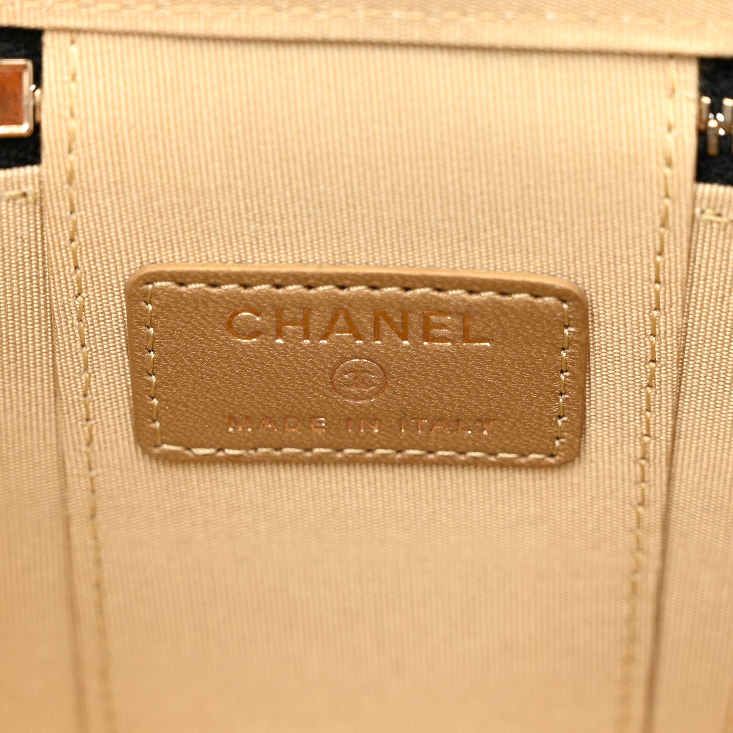 Chanel Lambskin Quilted Mini Pearl Crush Vanity Case With Chain Black 6 of 10