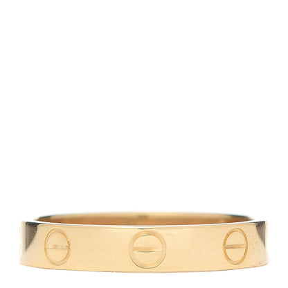 Cartier 18K Yellow Gold 3.5mm LOVE Wedding Band Ring 55 7.25 1 of 4