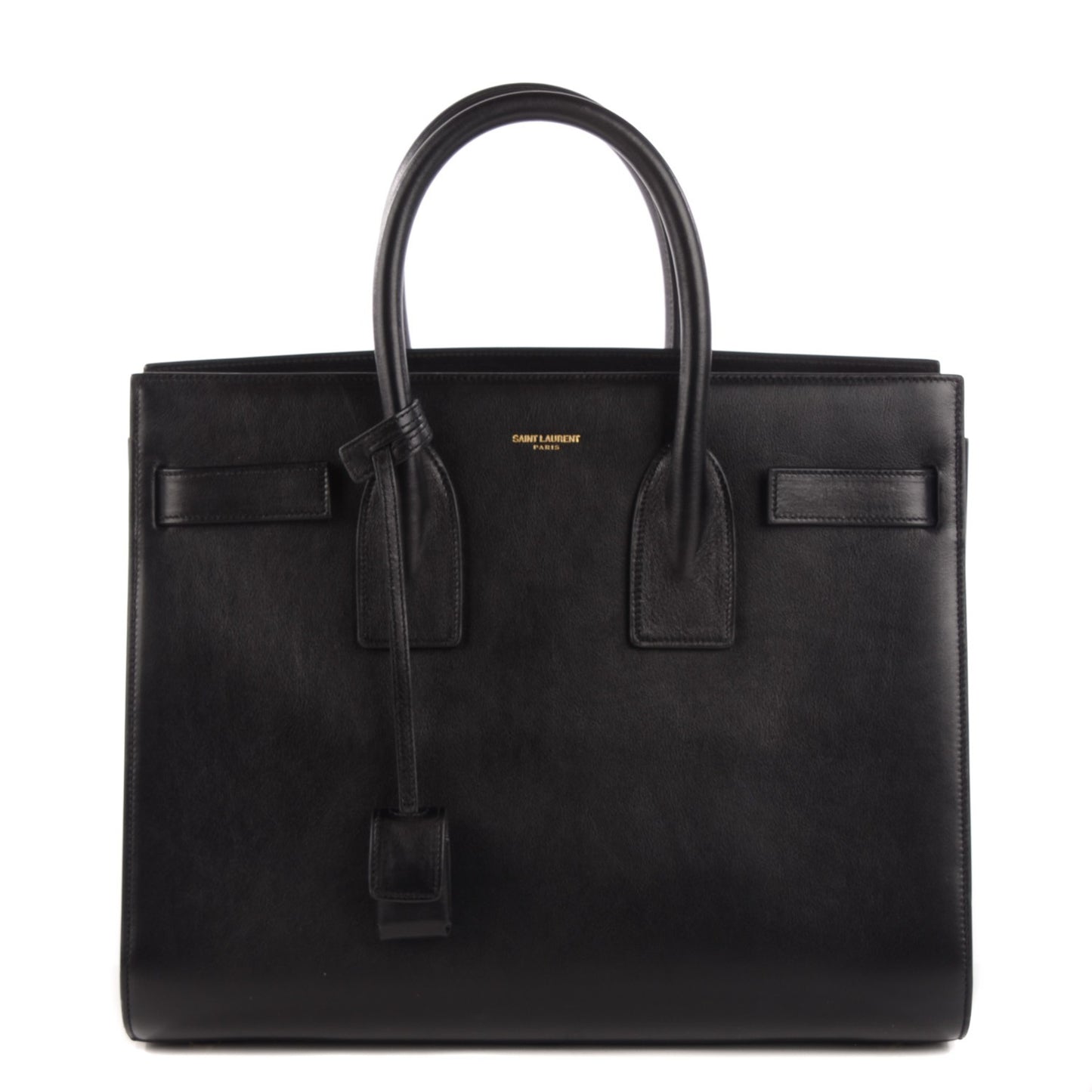 Calfskin Small Sac De Jour Black