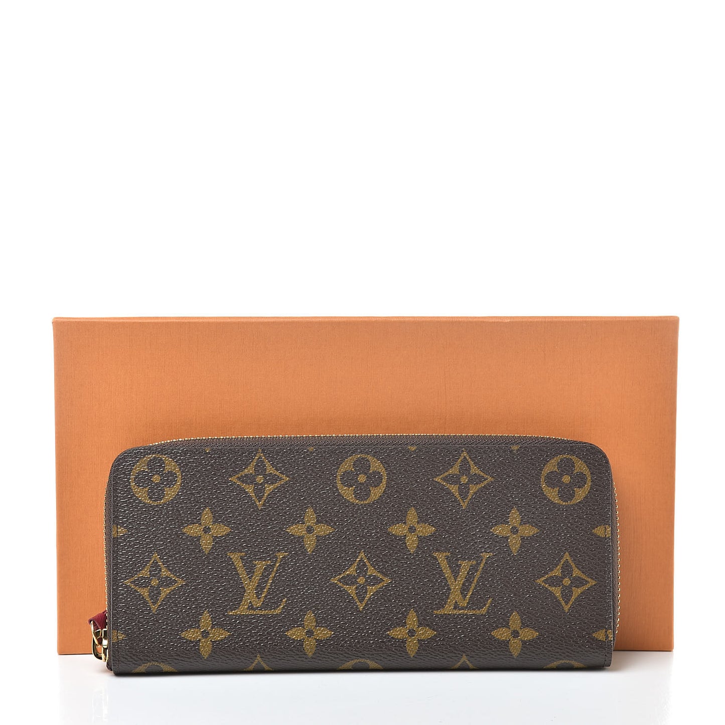 Monogram Clemence Wallet Fuchsia