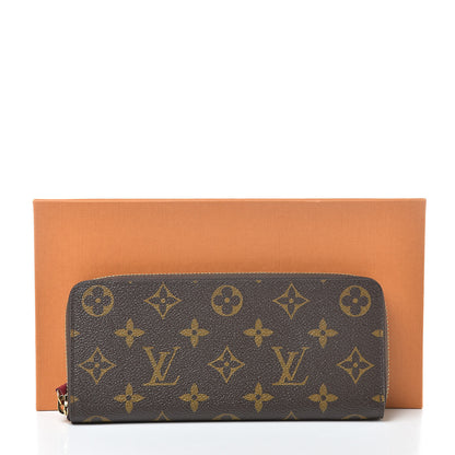 Louis Vuitton Monogram Clemence Wallet Fuchsia 8 of 8