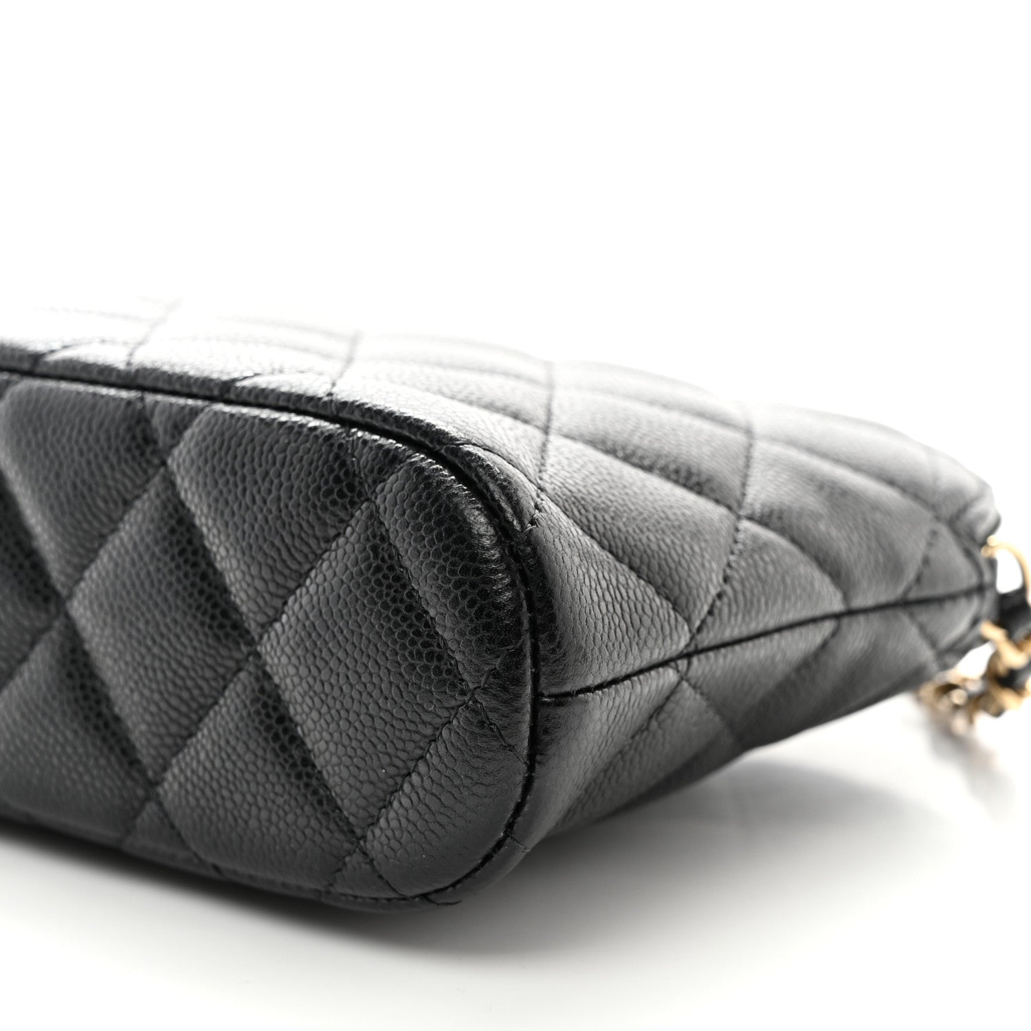 Chanel Caviar Quilted Classic Clutch with Chain Black 10 of 11