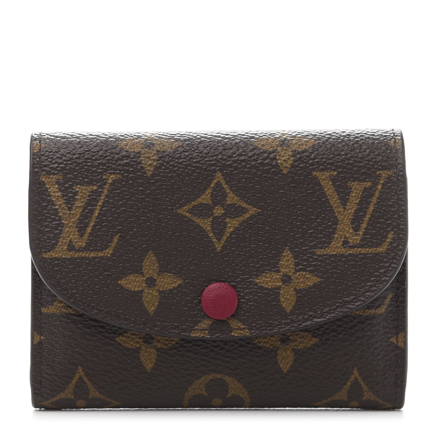Monogram Rosalie Coin Purse Fuchsia