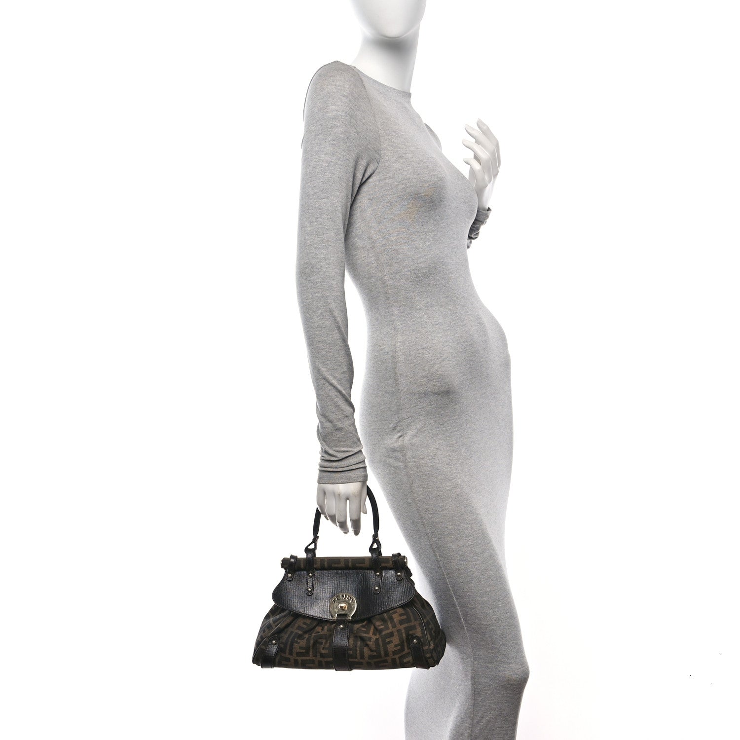Fendi Zucca Small Magic Bag Tobacco 2 of 13