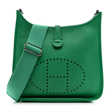 Hermes Taurillon Clemence Evelyne III PM Menthe 1 of 13